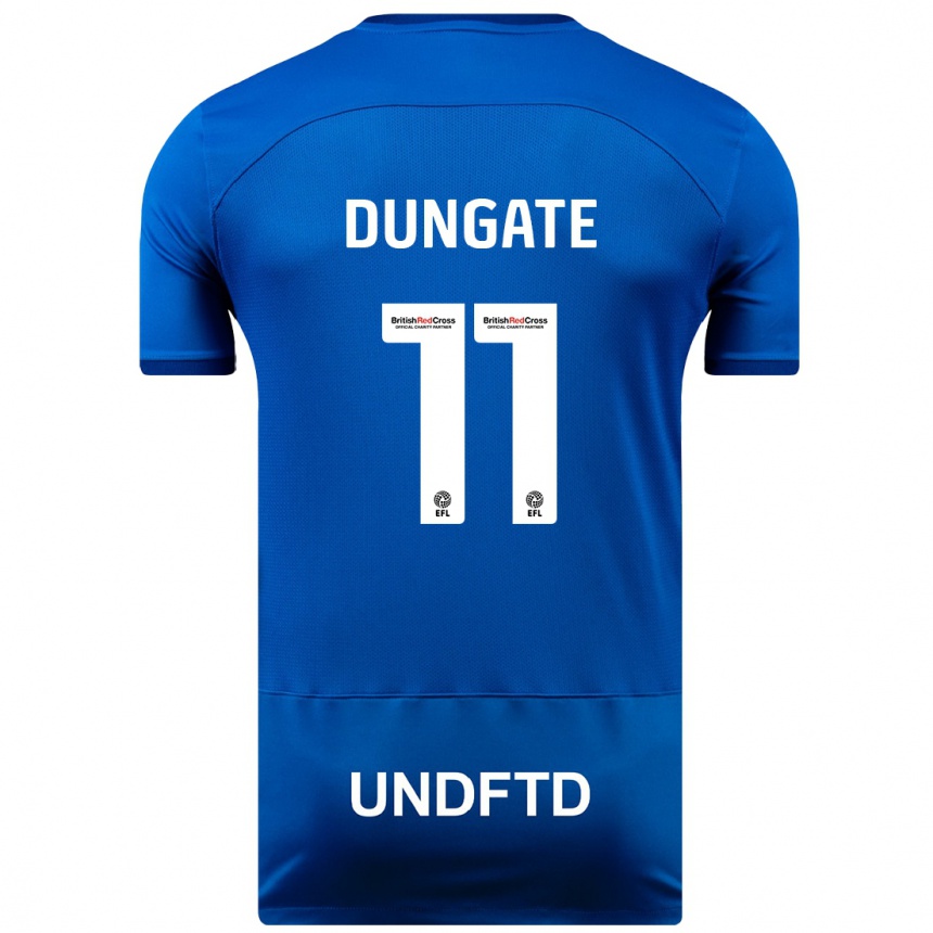 Enfant Football Maillot Katie Dungate #11 Bleu Tenues Domicile 2023/24 Canada