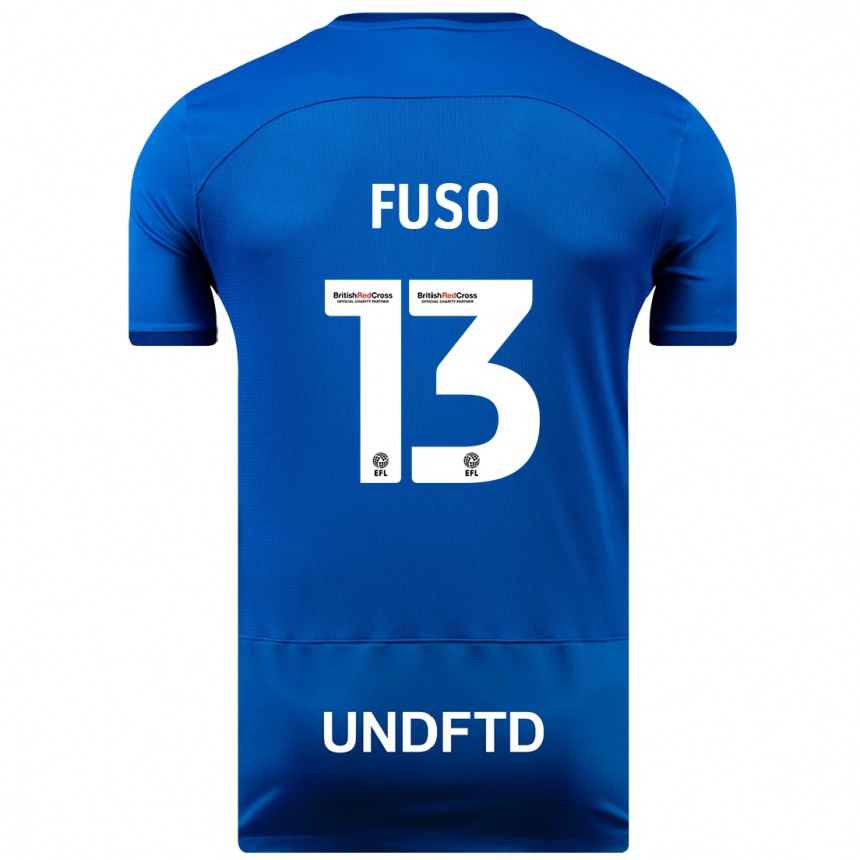 Enfant Football Maillot Ivana Fuso #13 Bleu Tenues Domicile 2023/24 Canada