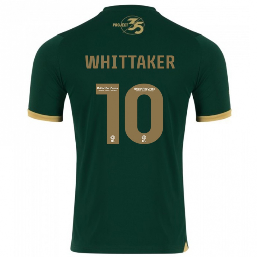 Enfant Football Maillot Morgan Whittaker #10 Vert Tenues Domicile 2023/24 Canada