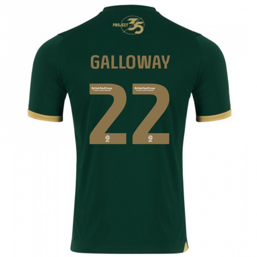 Kids Football Brendan Galloway #22 Green Home Jersey 2023/24 T-Shirt Canada