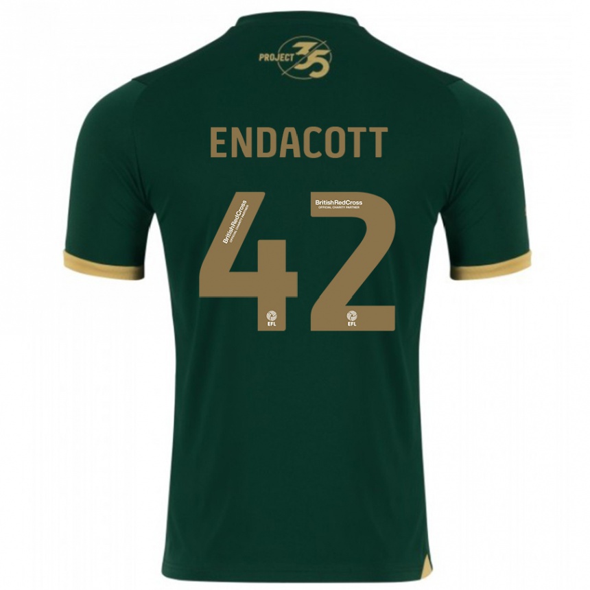 Kids Football Jack Endacott #42 Green Home Jersey 2023/24 T-Shirt Canada