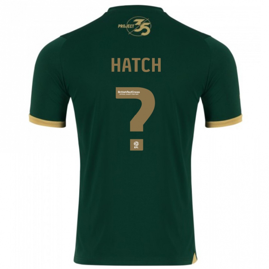 Kids Football Joseph Hatch #0 Green Home Jersey 2023/24 T-Shirt Canada