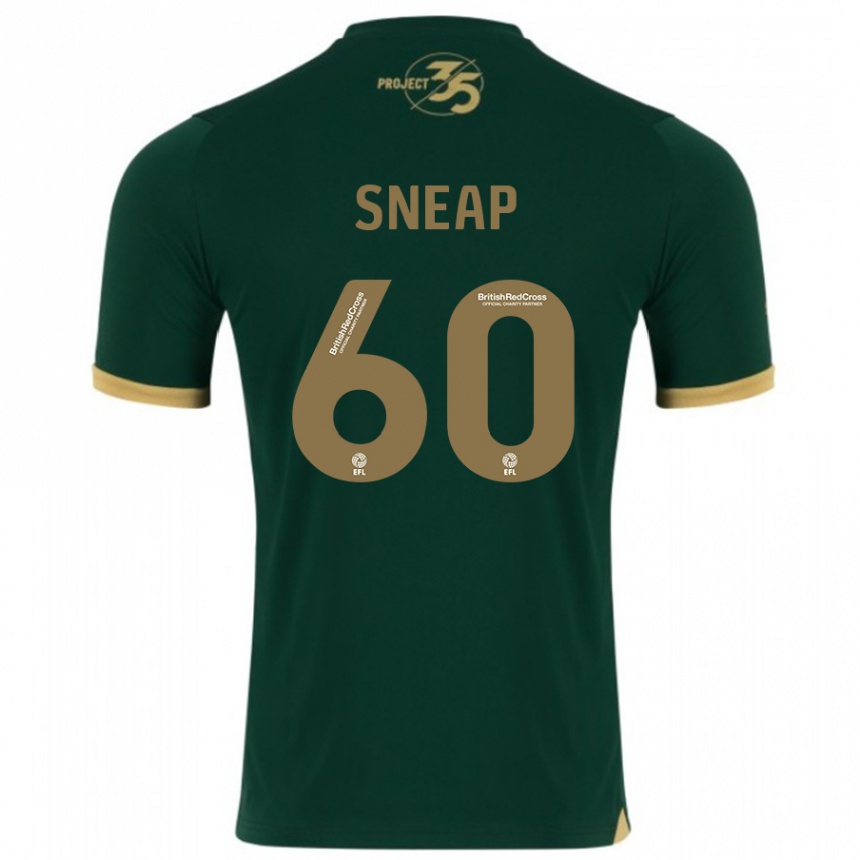 Kids Football Harley Sneap #60 Green Home Jersey 2023/24 T-Shirt Canada