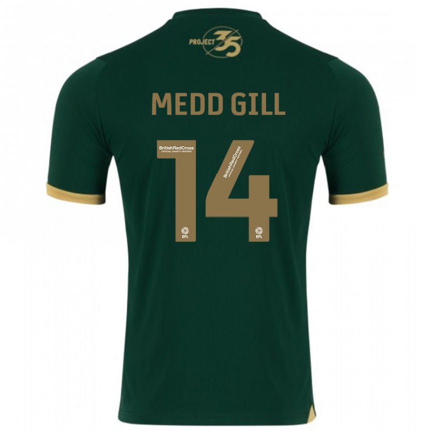 Kids Football Tamsin Medd-Gill #14 Green Home Jersey 2023/24 T-Shirt Canada