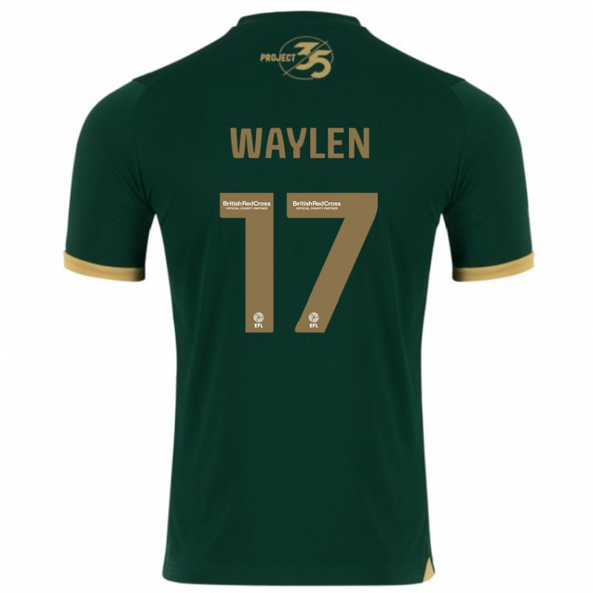 Enfant Football Maillot Libby Waylen #17 Vert Tenues Domicile 2023/24 Canada