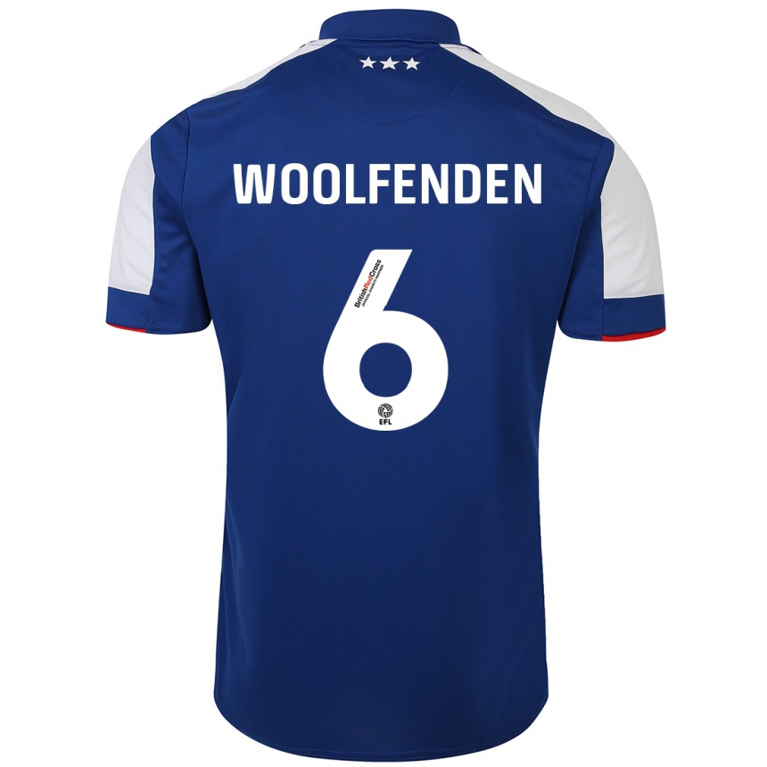 Enfant Football Maillot Luke Woolfenden #6 Bleu Tenues Domicile 2023/24 Canada