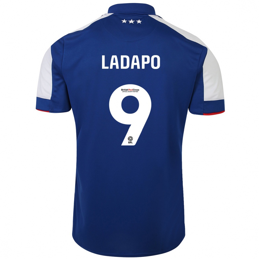 Enfant Football Maillot Freddie Ladapo #9 Bleu Tenues Domicile 2023/24 Canada