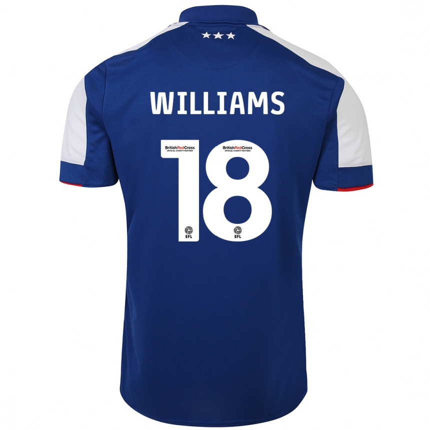 Kids Football Brandon Williams #18 Blue Home Jersey 2023/24 T-Shirt Canada