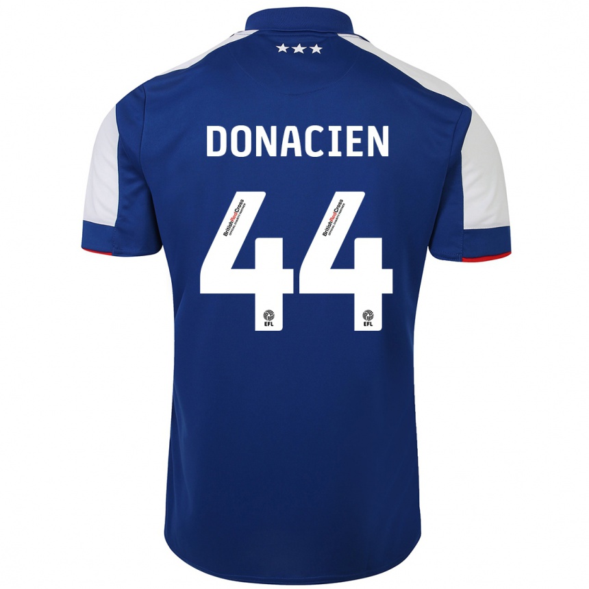 Kids Football Janoi Donacien #44 Blue Home Jersey 2023/24 T-Shirt Canada