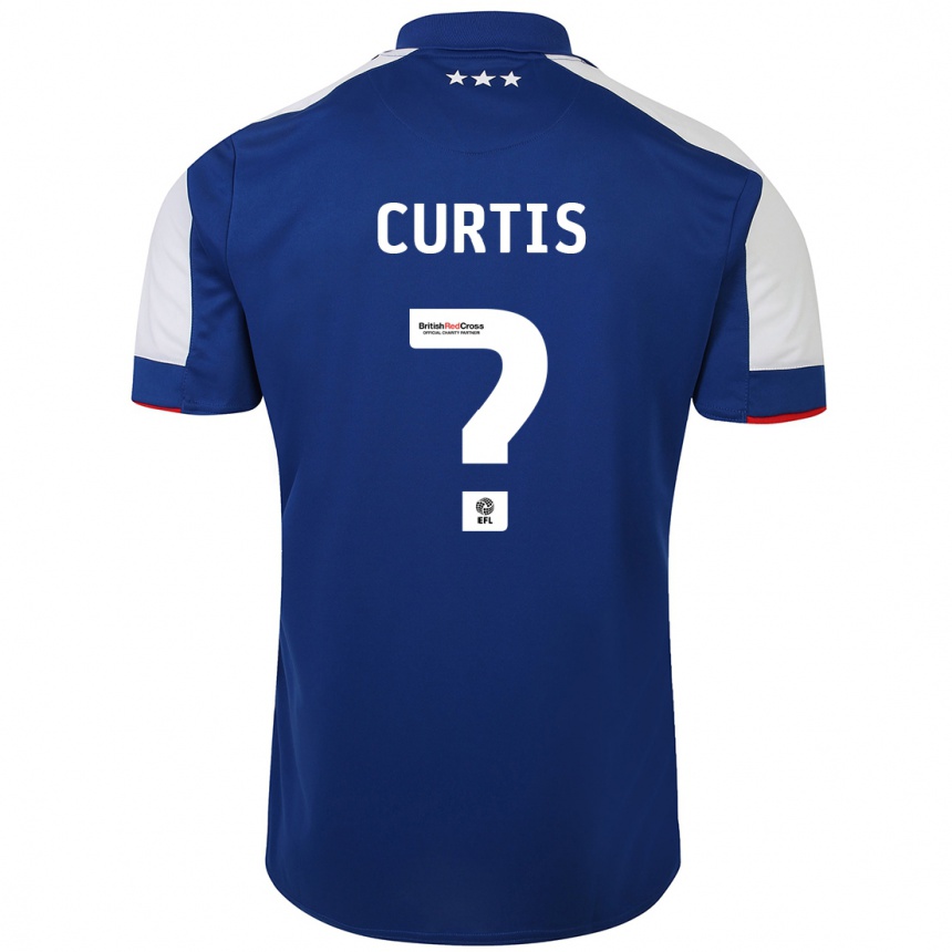 Enfant Football Maillot Henry Curtis #0 Bleu Tenues Domicile 2023/24 Canada