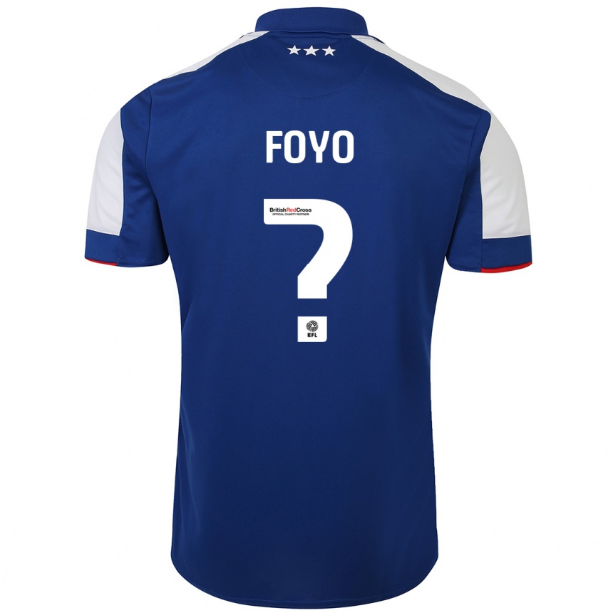 Enfant Football Maillot Osman Foyo #0 Bleu Tenues Domicile 2023/24 Canada