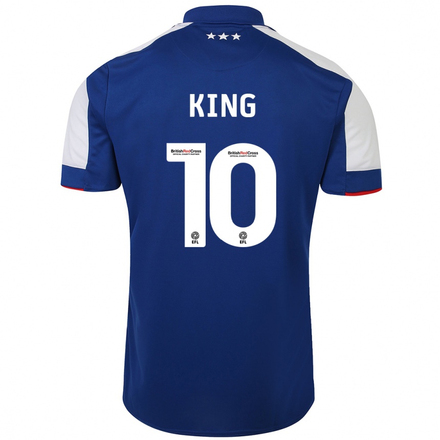 Enfant Football Maillot Eloise King #10 Bleu Tenues Domicile 2023/24 Canada