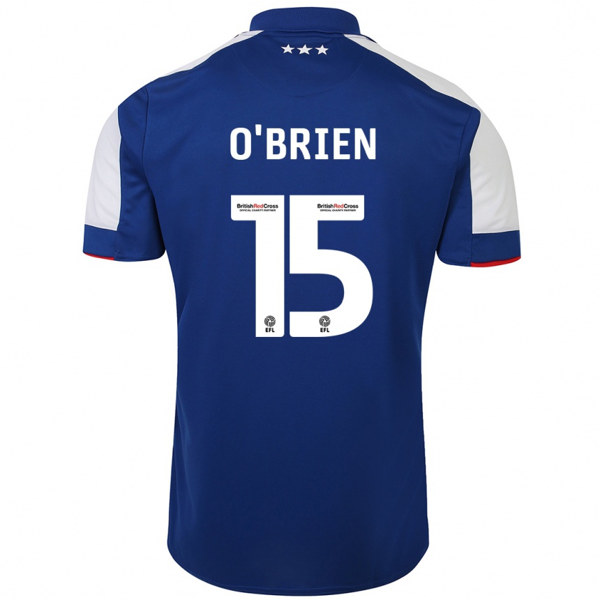 Kids Football Lucy O'brien #15 Blue Home Jersey 2023/24 T-Shirt Canada