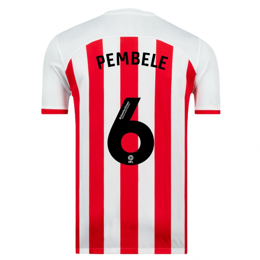 Enfant Football Maillot Timothée Pembélé #6 Blanc Tenues Domicile 2023/24 Canada