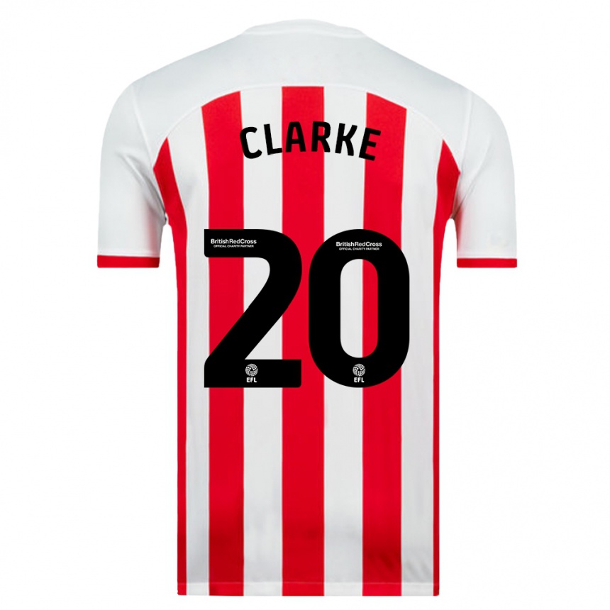 Enfant Football Maillot Jack Clarke #20 Blanc Tenues Domicile 2023/24 Canada