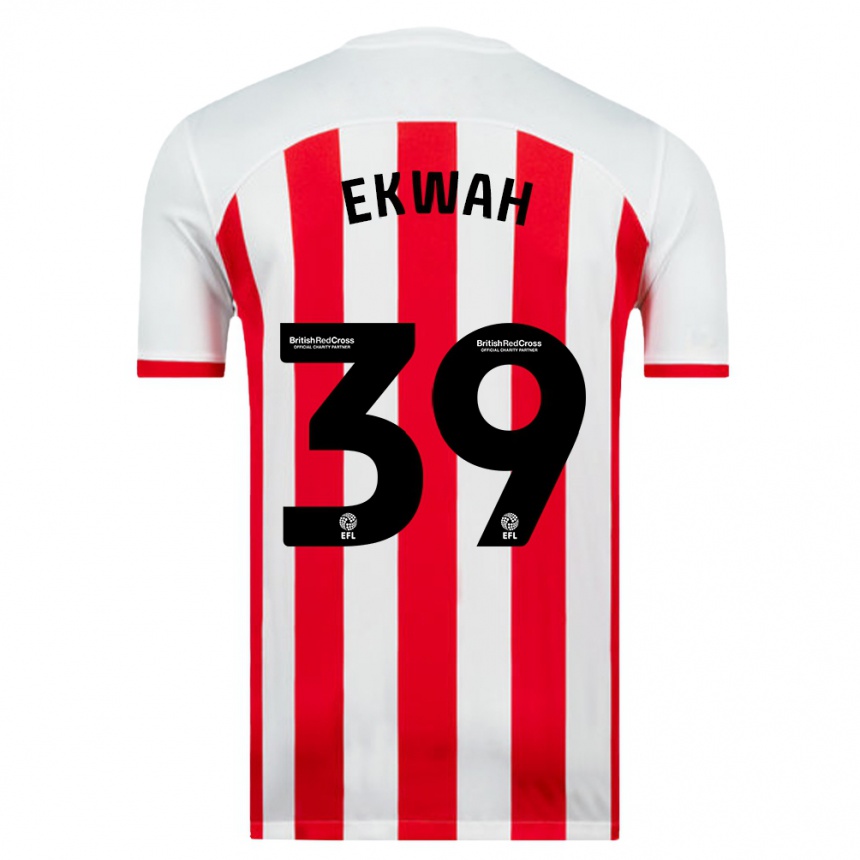 Enfant Football Maillot Pierre Ekwah #39 Blanc Tenues Domicile 2023/24 Canada