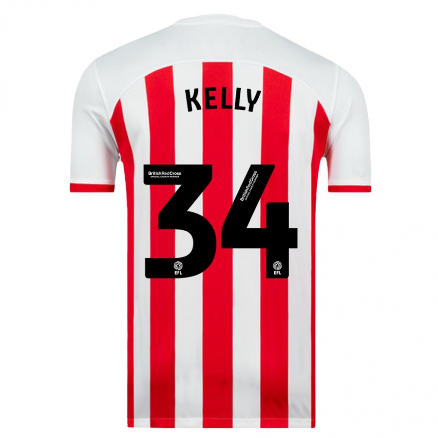 Enfant Football Maillot Caden Kelly #34 Blanc Tenues Domicile 2023/24 Canada