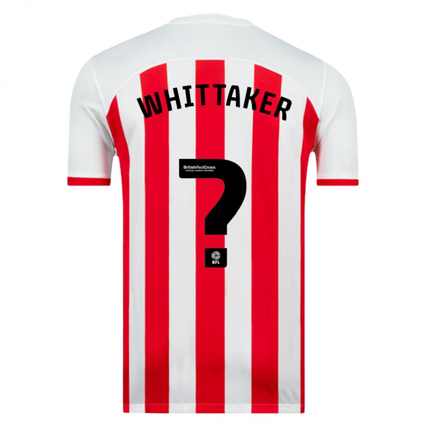 Kids Football Jack Whittaker #0 White Home Jersey 2023/24 T-Shirt Canada