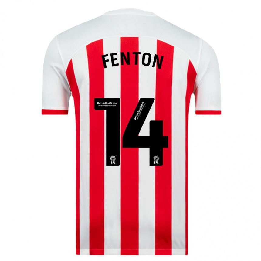 Enfant Football Maillot Natasha Fenton #14 Blanc Tenues Domicile 2023/24 Canada