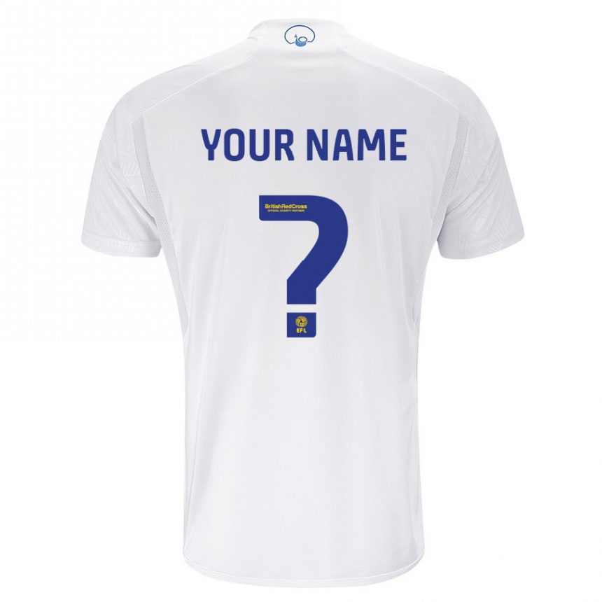 Kids Football Your Name #0 White Home Jersey 2023/24 T-Shirt Canada