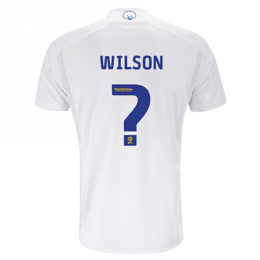 Kids Football Marley Wilson #0 White Home Jersey 2023/24 T-Shirt Canada