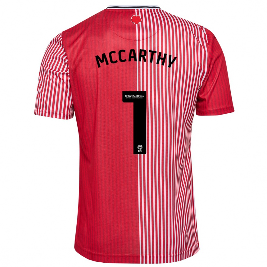 Enfant Football Maillot Alex Mccarthy #1 Rouge Tenues Domicile 2023/24 Canada