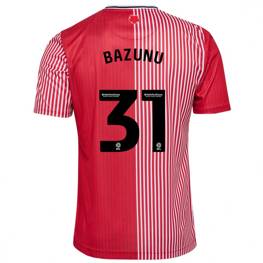 Enfant Football Maillot Gavin Bazunu #31 Rouge Tenues Domicile 2023/24 Canada