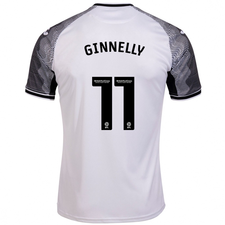 Enfant Football Maillot Josh Ginnelly #11 Blanc Tenues Domicile 2023/24 Canada