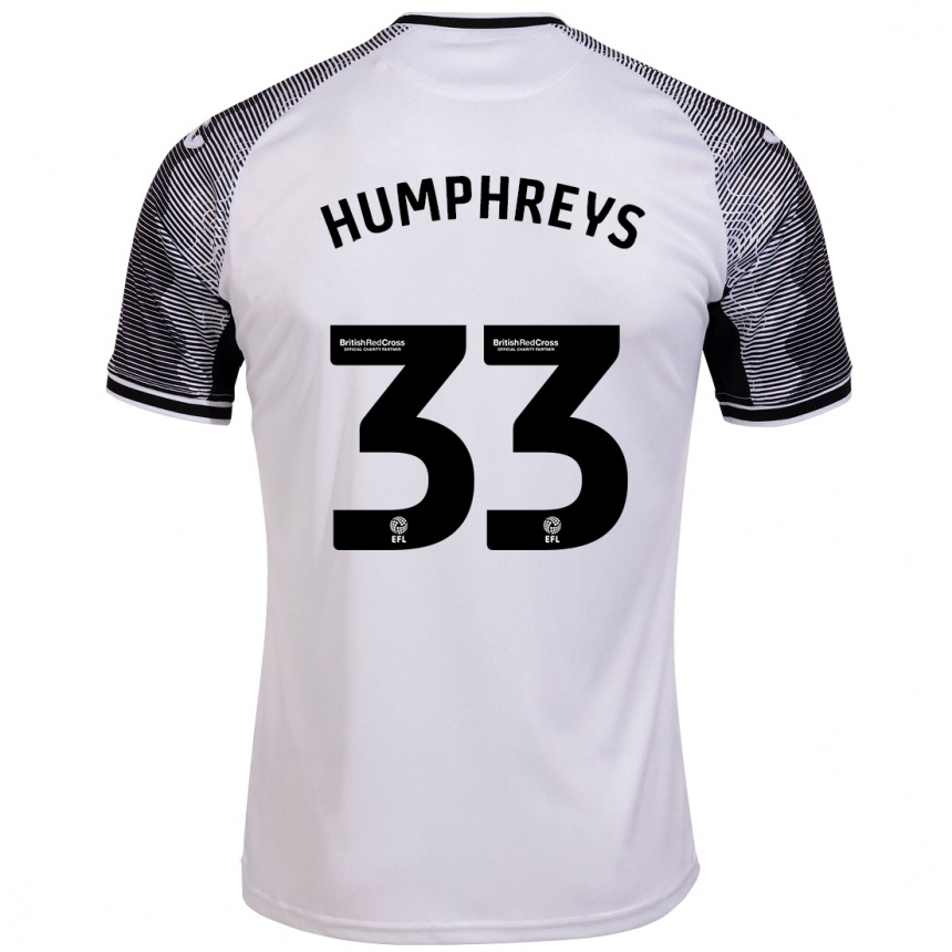 Enfant Football Maillot Bashir Humphreys #33 Blanc Tenues Domicile 2023/24 Canada