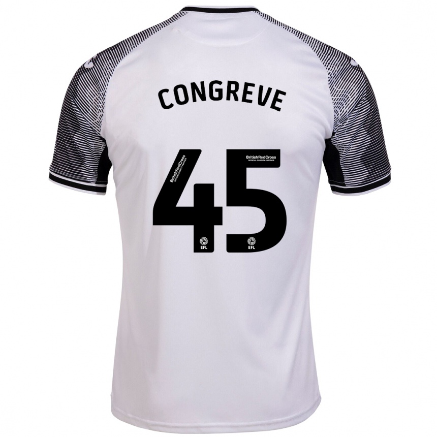 Enfant Football Maillot Cameron Congreve #45 Blanc Tenues Domicile 2023/24 Canada