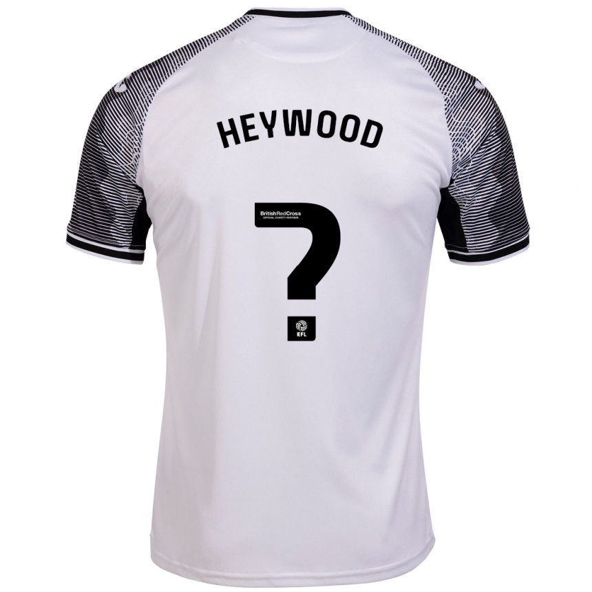 Enfant Football Maillot Carter Heywood #0 Blanc Tenues Domicile 2023/24 Canada