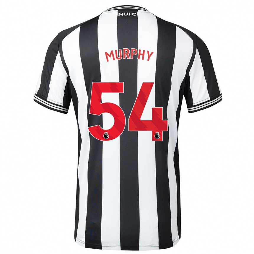 Kids Football Alex Murphy #54 Black White Home Jersey 2023/24 T-Shirt Canada