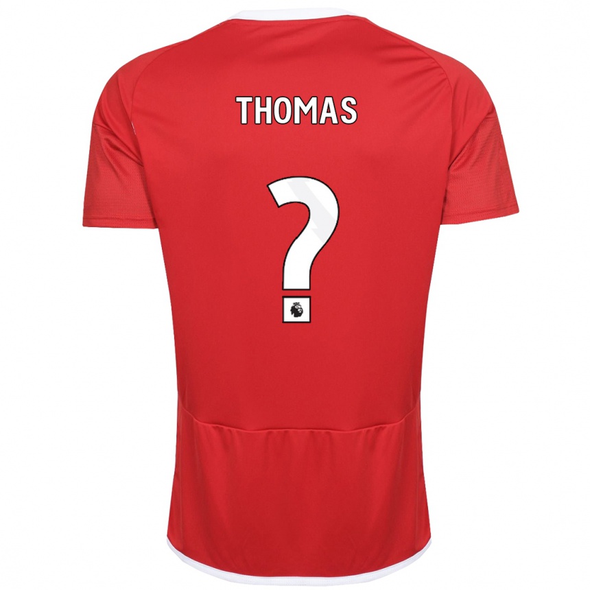 Kids Football Tyrese Thomas #0 Red Home Jersey 2023/24 T-Shirt Canada