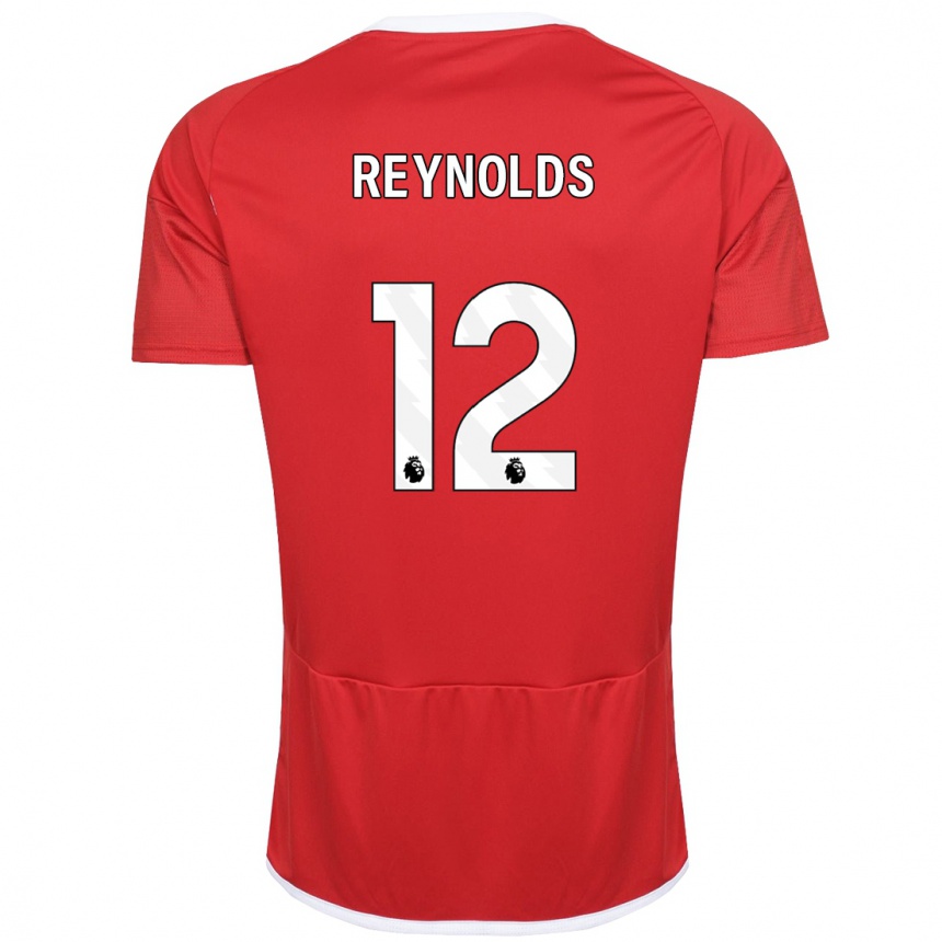 Kids Football Niamh Reynolds #12 Red Home Jersey 2023/24 T-Shirt Canada