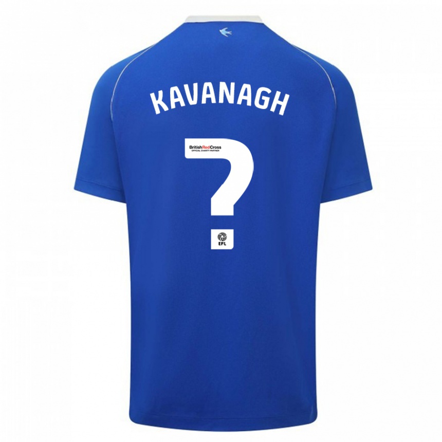 Kids Football Ryan Kavanagh #0 Blue Home Jersey 2023/24 T-Shirt Canada