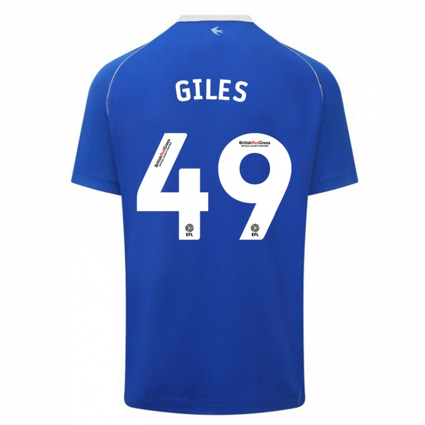 Enfant Football Maillot Luey Giles #49 Bleu Tenues Domicile 2023/24 Canada