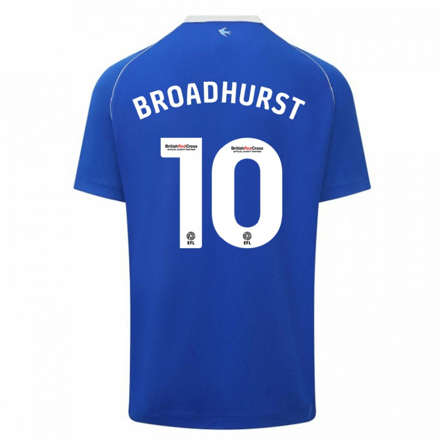 Kids Football Danielle Broadhurst #10 Blue Home Jersey 2023/24 T-Shirt Canada