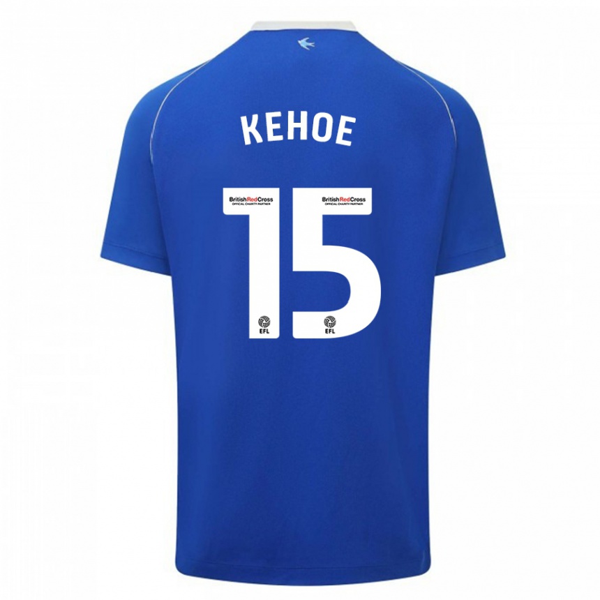 Kids Football Molly Kehoe #15 Blue Home Jersey 2023/24 T-Shirt Canada