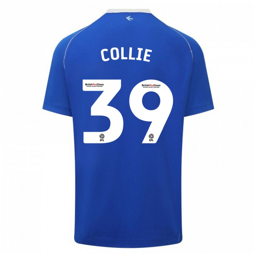 Enfant Football Maillot Eliza Collie #39 Bleu Tenues Domicile 2023/24 Canada