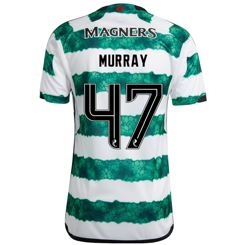 Kids Football Dane Murray #47 Green Home Jersey 2023/24 T-Shirt Canada