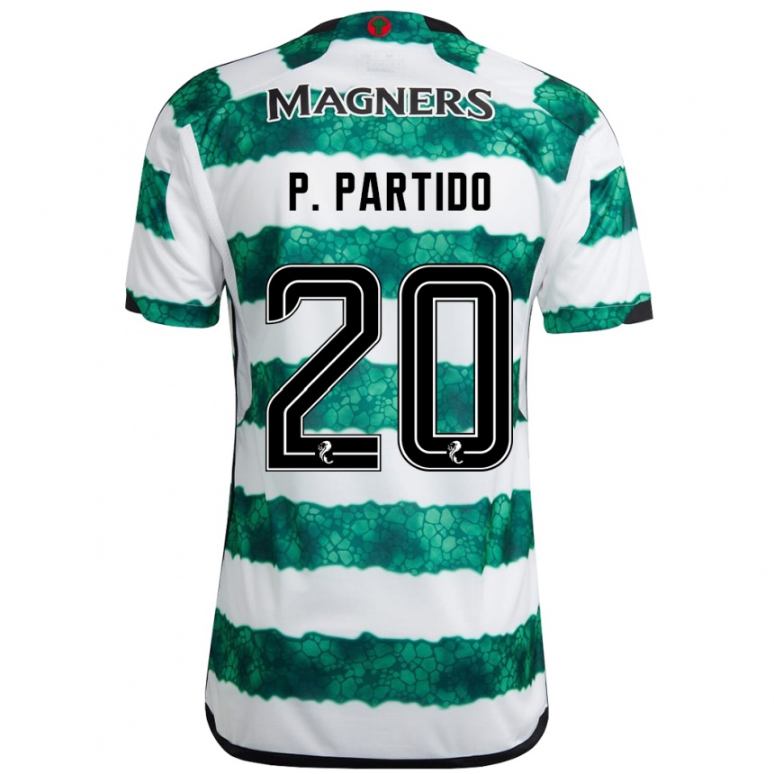 Enfant Football Maillot Paula Partido #20 Vert Tenues Domicile 2023/24 Canada