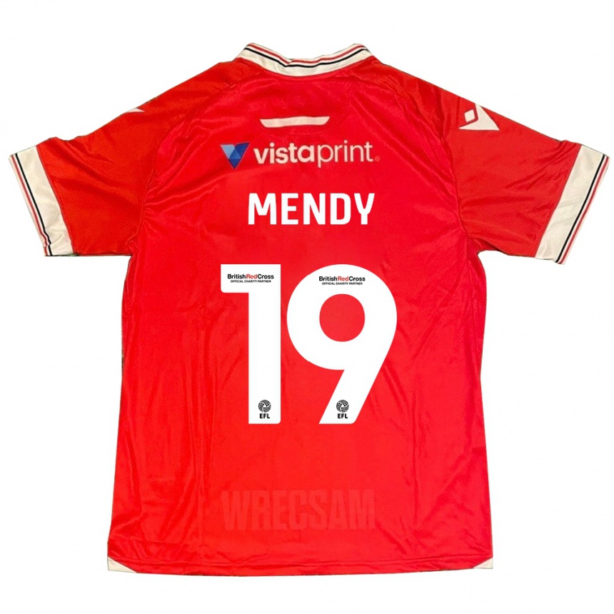 Enfant Football Maillot Jacob Mendy #19 Rouge Tenues Domicile 2023/24 Canada