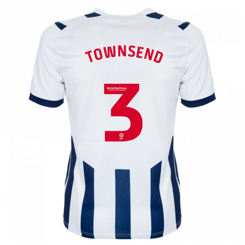 Enfant Football Maillot Conor Townsend #3 Blanc Tenues Domicile 2023/24 Canada