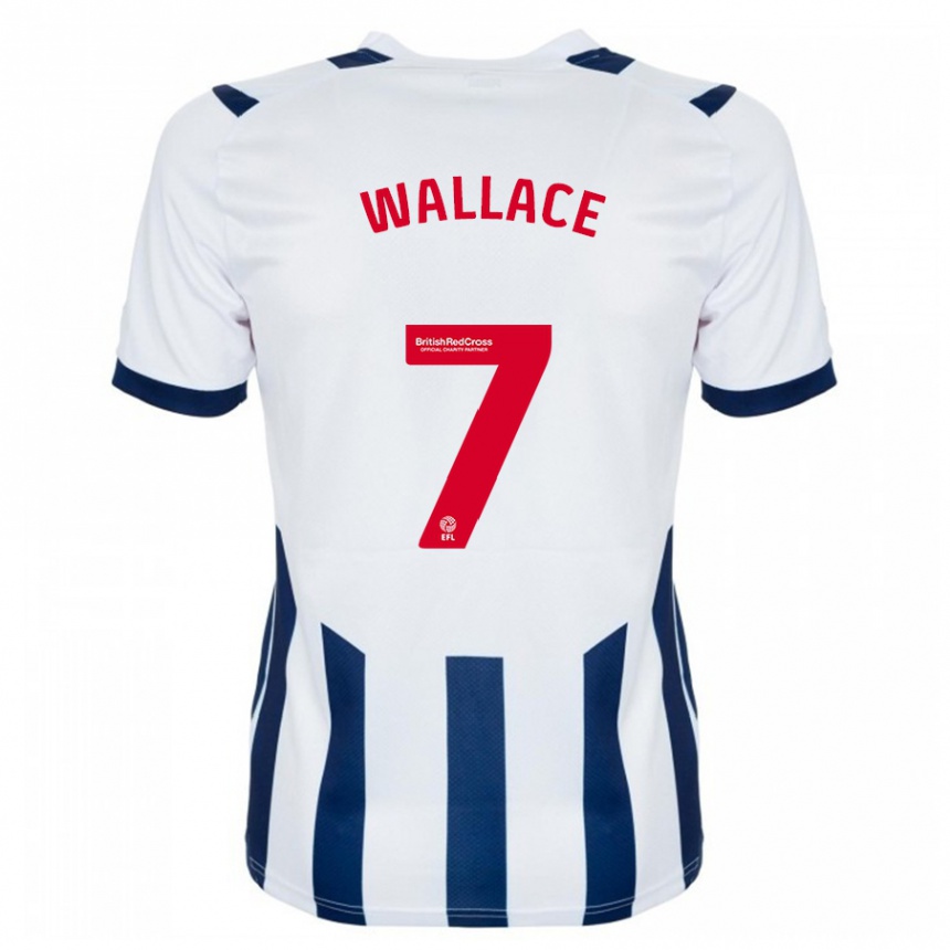 Enfant Football Maillot Jed Wallace #7 Blanc Tenues Domicile 2023/24 Canada