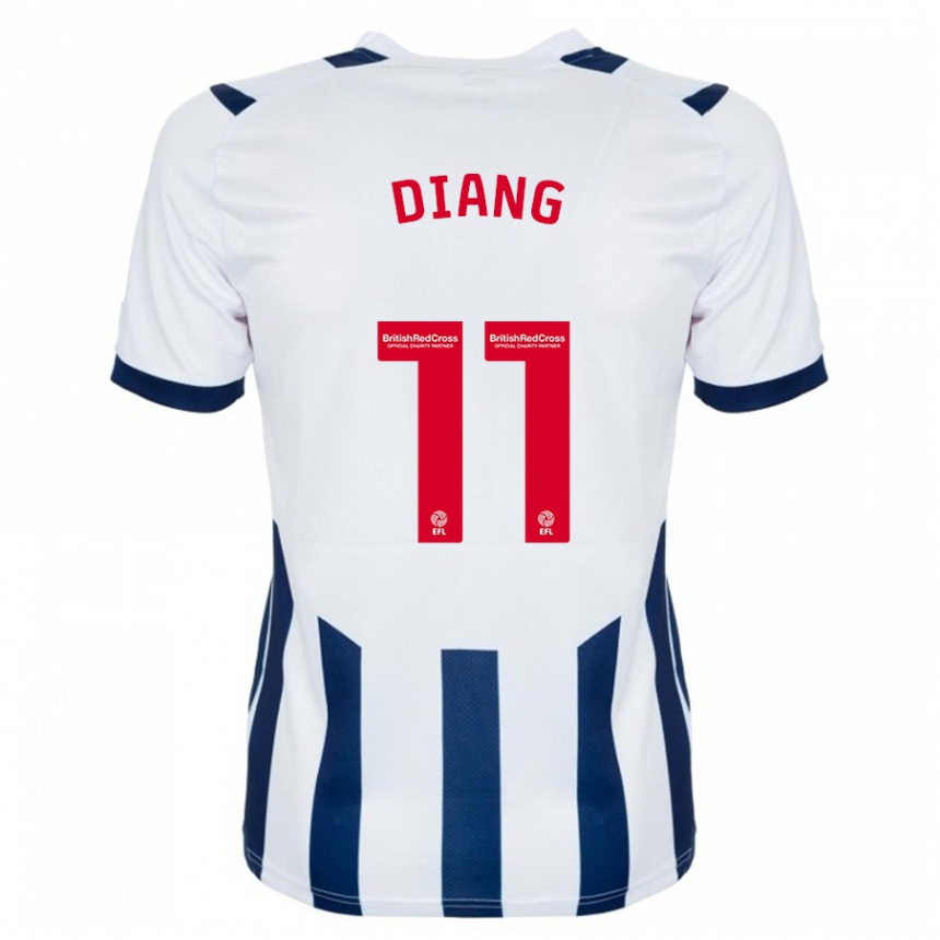 Kids Football Grady Diangana #11 White Home Jersey 2023/24 T-Shirt Canada