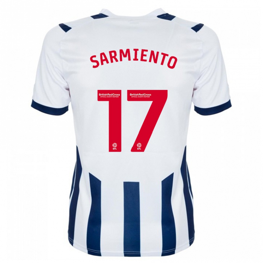 Kids Football Jeremy Sarmiento #17 White Home Jersey 2023/24 T-Shirt Canada