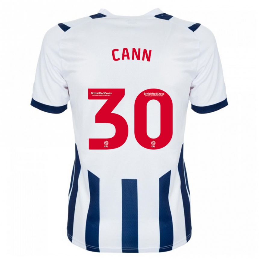 Kids Football Ted Cann #30 White Home Jersey 2023/24 T-Shirt Canada