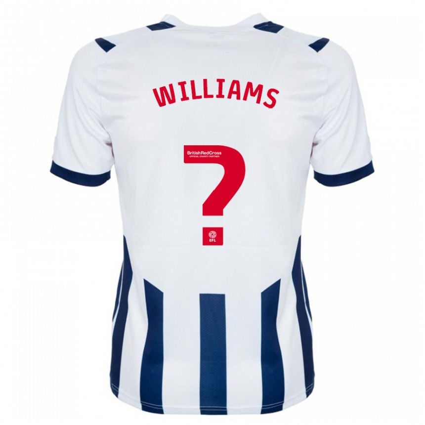 Kids Football Alex Williams #0 White Home Jersey 2023/24 T-Shirt Canada