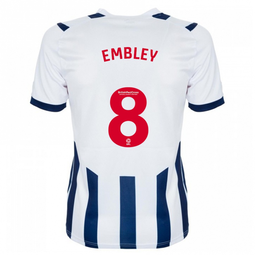 Enfant Football Maillot Rosie Embley #8 Blanc Tenues Domicile 2023/24 Canada