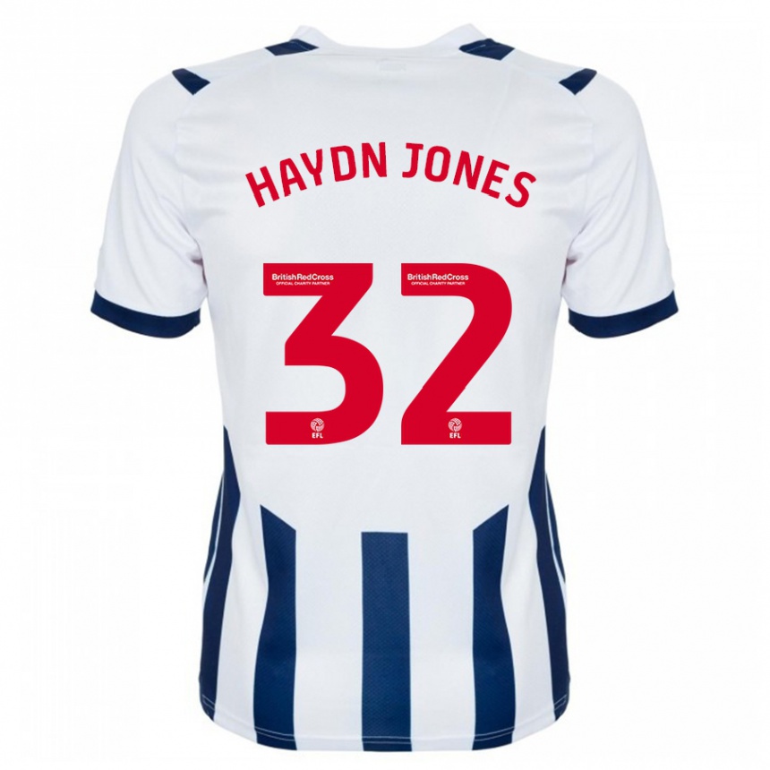 Enfant Football Maillot Mackenzie Haydn-Jones #32 Blanc Tenues Domicile 2023/24 Canada